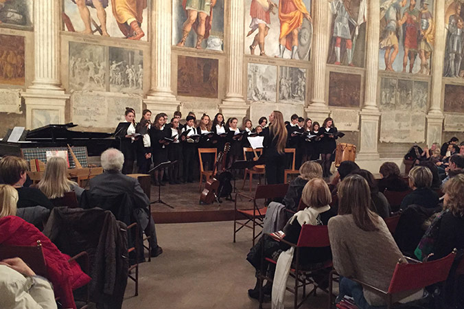Concerto di Natale alla Sala dei Giganti Università di Padova 12 dicembre 2015